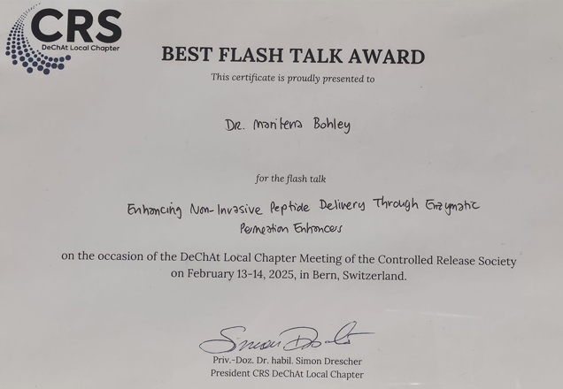 Best Flash Talk Award 2025